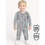Denokids Süper Dino Erkek Bebek Gri Pijama Takımı - 1 - 1,5 Yaş