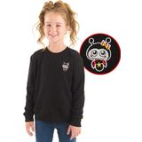 Denokids Uğurböceği Kız Çocuk Siyah Sweatshirt