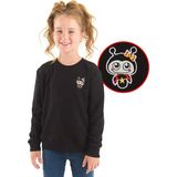 Denokids Uğurböceği Kız Çocuk Sweatshirt - 4 Yaş - Siyah