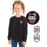 Denokids Uğurböceği Kız Çocuk Sweatshirt - 5 Yaş - Siyah