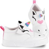 Denokids Unicorn Beyaz Kız Çocuk Sneakers Spor Ayakkabı