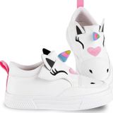 Denokids Unicorn Beyaz Kız Sneakers Spor Ayakkabı