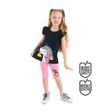 Denokids Unicorn Gücü Kız Çocuk T-shirt Tayt Takım