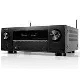 Denon AVR-X2800H 7.2 kanal AV alıcısı, Dolby Atmos ile HiFi amplifikatör, DTS:X, 6 HDMI girişi ve 2 çıkış, 8K HDMI, Bluetooth, WLAN, AirPlay 2, HEOS Mulitroom, Alexa uyumlu, siyah