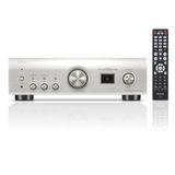 Denon PMA-1700NE HiFi amplifikatör, 2 x 140 W, entegre Phono ön amplifikatör, Hi-Res sertifikalı, gelişmiş ultra yüksek akım tek itme çekme devresi, Advanced AL32 Processing Plus, gümüş