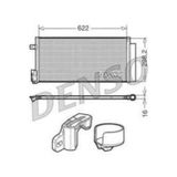 DENSO DCN13110 Klima Radyatörü Bravo II 07- Punto Evo 09- Punto III 12- Grande Punto 08- / Delta III 08- / Mıto 08- Gıulıetta 10- / Corsa D 06-