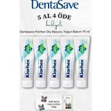 DentaSave Klorhex Yoğun Bakım 5x75 ml Diş Macunu ve Rosie Pamuk