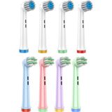 Denthauz 8 Adet Diş Fırçası Başlığı Çocuk Için Yumuşak ve Ekstra Yumuşak I Yedek Başlık Oral-B Uyumlu - Beyaz