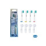 Denthauz Comfy - Klasik Yumuşak Oral-B Uyumlu Diş Fırçası Başlığı + Fırça Koruma Kapağı