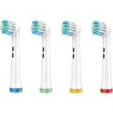 Denthauz Diş Fırçası Başlığı Klasik Yumuşak I 4 Adet Yedek Başlık Oral-B Uyumlu - Beyaz