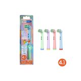 Denthauz Kids Fun - Narin Yumuşak Oral-B Uyumlu Diş Fırçası Başlığı - 4 Adet Yedek Başlık