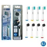 Denthauz Kombo Set Comfy + Charcoal Yumuşak Oral-B Uyumlu Yedek Diş Fırçası Başlıkları