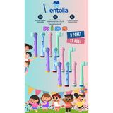 Dentolia Yumuşak Kıllı Oral-B ve Braun Uyumlu Şarjlı Çocuk Diş Fırçası Yedek Başlığı 12'li