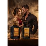Denz Perfume Kızıl Tutku Kadın Afrodizyak Attraction Erkek Aşkın Büyülü Seti %40 Esans Extrait Parfüm