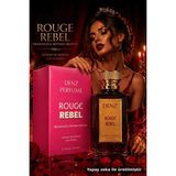 Denz Perfume Rouge Rebel Afrodizyaklı Kadın Parfüm Amber Misk Paçuli Beyaz Çiçekler Çiçeksi Fresh Extrait De Parfüm