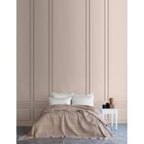 Denzy%100 Pamuk Waffle Yatak Örtüsü & Pike 240x260 Cm Bej
