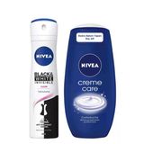 Deodorant B&W Clear Sprey Kadın 150 Ml + Kadın Duş Jeli Crème Care 250 Ml 4005900338099