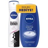 Deodorant B&w Clear Sprey Kadın 150 ml + Kadın Duş Jeli Crème Care 250 ml