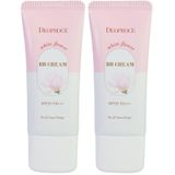 Deoproce Beyazlatıcı ve Işıltı Artırıcı White Flower Bb Krem 30 mililitre No:21 (2 paketi)