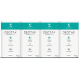 Deotak 35 ml Krem Deodorant Unisex Ferah 4 Adet Koku ile 7 Gün Süren Koruma Sağlar