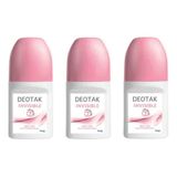 Deotak 3x35 ml İnvisible Kadın Roll On Deodorant