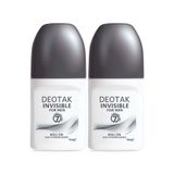 Deotak For Men Invisible 2x35 ml Erkek Roll-On Deodorant