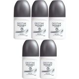 Deotak Invisible For Men Roll-On Deodorant, 35 ML, Erkek, 5'li Set
