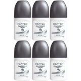 Deotak Invisible For Men Roll-On Deodorant, 35ML, Erkek, 6'lı Set