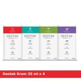 DEOTAK Krem Deodarant 4 lü Karma