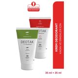 Deotak Krem Deodorant 2'li Set Classic 35 ml ve Plus Çay Ağacı Yağı 35 ml Ter Önleyici Koruma Kadın Erkek
