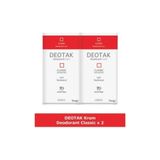 Deotak Krem Deodorant Klasik, 35 ml, Unisex, 2 Adet Set