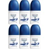 Deotak Original Erkek Roll-On Deodorant, 35 ML, 6'lı Set