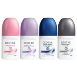 Deotak Original Invisible Women 35 ml Roll-On + Original Invisible For Men 35 ml Karma 4'lü Roll-On
