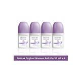 Deotak Original Kadın Roll-On Deodorant 35 ml x 4 Adet 7 Güne Etkili Hassas Ciltler Ter Önleyici
