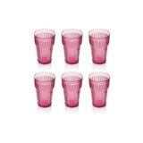 Depa 400 ml 6 Adet Akrilik Mürdüm Uzun Su Bardağı