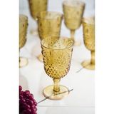 Depa Akrilik Amber Tekli Kadeh & Su Meşrubat Kahve Yanı Bardağı 450 ml ( Cam Değildir ) - Çok Renkli