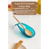 Depa Akrilik Aquamarin Tezgah Üstü Kirli Kaşıklık & Kepçe Altlığı - Çok Renkli