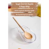 Depa Akrilik Şeffaf Tezgah Üstü Kirli Kaşıklık Kepçe Altlığı