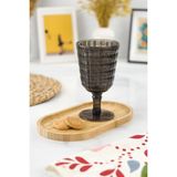 Depa Allegra Füme Kadeh Bardak - 450 ml Tekli Akrilik Malzeme - Cam Değildir Kırılmaya Dayanıklı