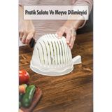 Depa Pratik Salata ve Meyve Dilimleyici & Pratik Süzgeç
