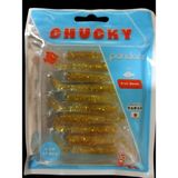 DEPAR Chucky 5cm 10 Parça Lrf Silikon Sahte Yem - Sarı