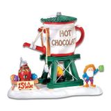 Department 56 North Pole Village Sıcak Çikolata Kulesi Aksesuar Heykelcik