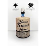 depdekor Dekoratif Damacana Kılıfı Sebil Damacana Örtüsü Home Sweet Home Hasır Desenli Damacana Güneşlik