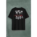 Depeche Mode Spirit New Wave Grey Charcoal Sırt Ön Baskılı Oversize Tişört Unisex T-Shirt