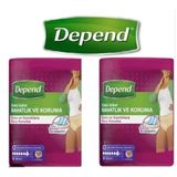 Depend 3x9 Adet Large Büyük Boy Kadın Emici Külot
