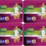 Depend 4 Paket 10'lu Large-Büyük Emici Külot Kadın Hasta Bezi