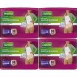 Depend 4 Paket 10'lu Medium-Orta Emici Külot Kadın Hasta Bezi