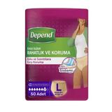 Depend 50 Adet Büyük Erkek Large Emici Külot Hasta Bezi
