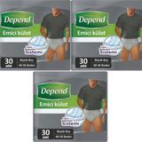 Depend 90 Adet Erkek Large Emici Külot Hasta Bezi