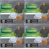 Depend Büyük Erkek 120 Adet Emici Külot Hasta Bezi